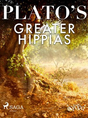 cover image of Plato's Greater Hippias